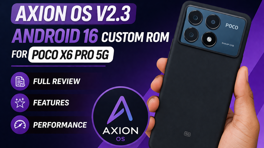 Axion OS 2.3 ROM for Poco X6 Pro 5G